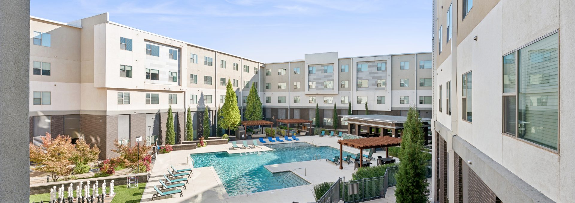 a large building with a lot of windows